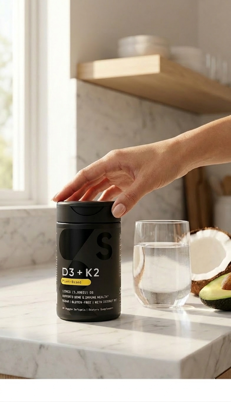 Vitamina K2 + D3 - 60 Capsulas