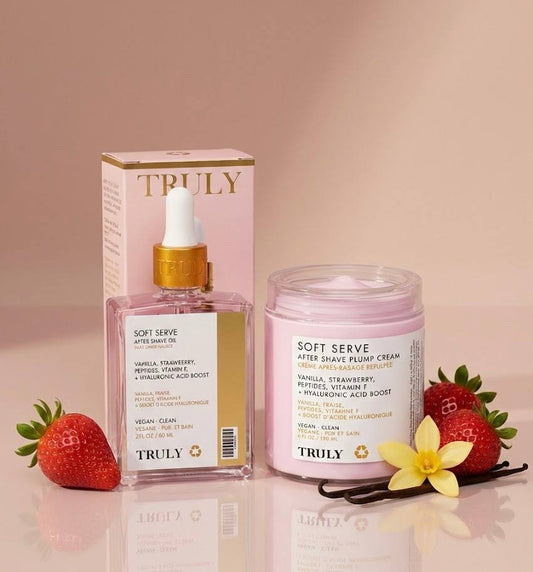 ❤️ Truly Kit Post-Afeitado Perfecto 2x1 Crema Hidratante y Aceite